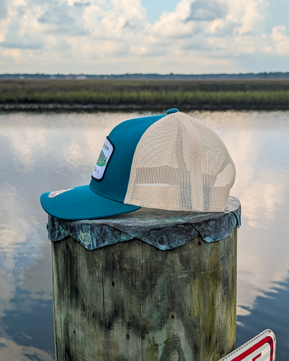 Dragonfly Jaguars Teal Trucker Hat