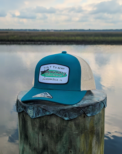 Dragonfly Jaguars Teal Trucker Hat