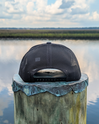 Dragonfly Blackout Duck Camo Trucker Hat